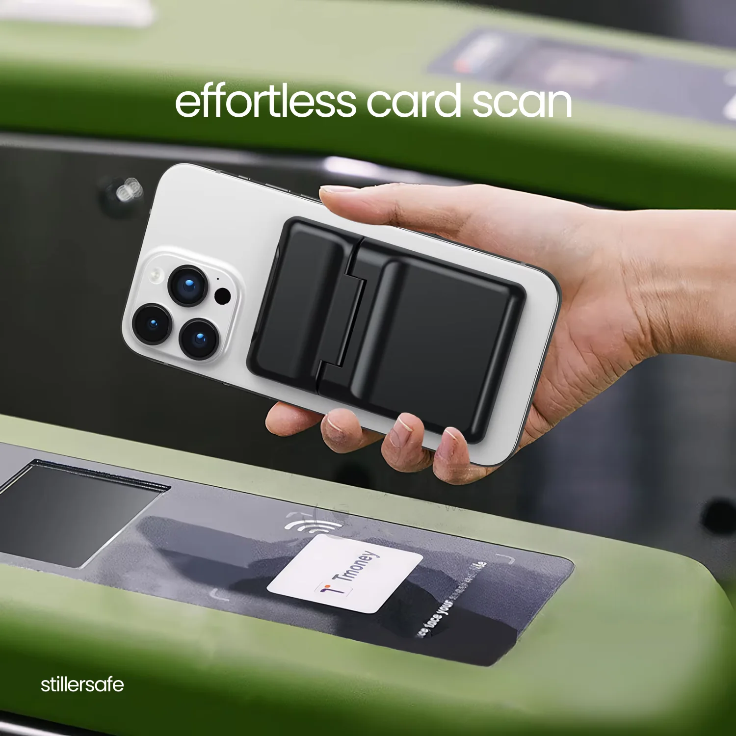 MagFlip Pro – Magnetic MagSafe Wallet for 3 Cards - Image 3
