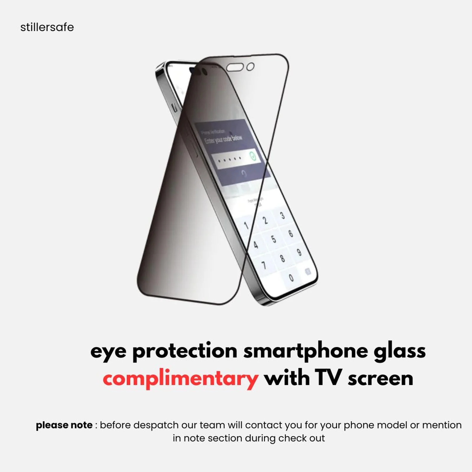 Anti Glare Eye Protection Screen for TV Blue Light Blocking Screen (Non Acrylic) - Screen Break Protection. - Image 3