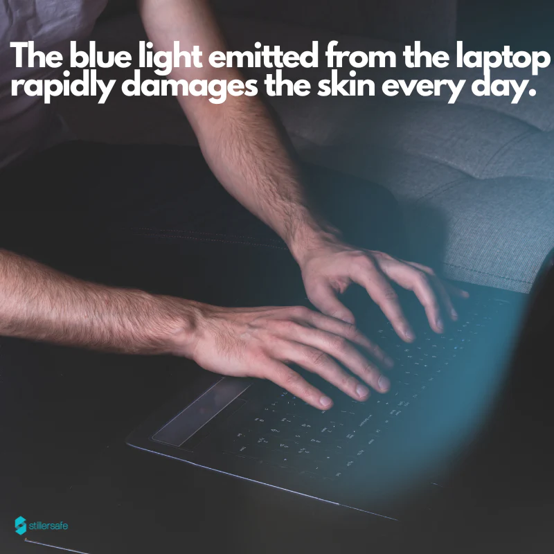 AntiGlare Eye + Face Skin Protection Screen for Lenovo Laptop Blue Light Blocking ABCS screen. - Image 8