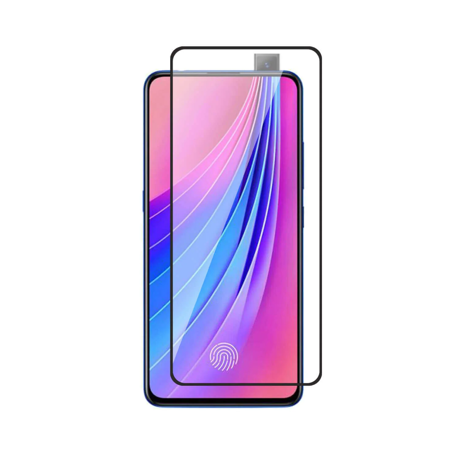 Antiglare Tempered Glass for Vivo V15 - Blue Light Blocking Glass.