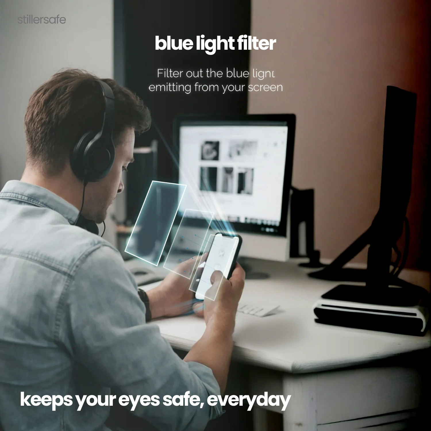 Antiglare Tempered Glass for Infinix Hot 30 5G - Blue Light Blocking Glass - Image 9