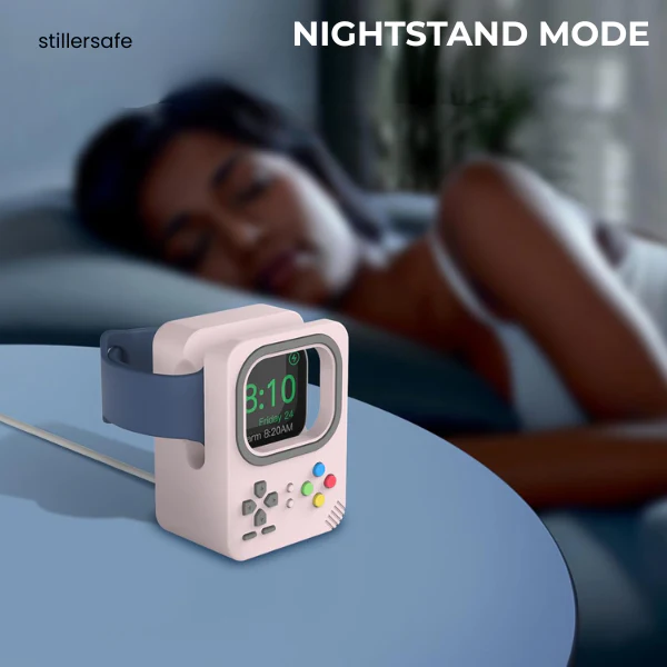 Apple RetroTime Base Watch Stand + Cable Management - Image 12