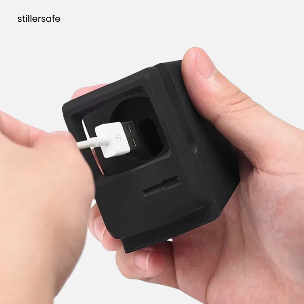 Apple RetroTime Base Watch Stand + Cable Management - Image 5