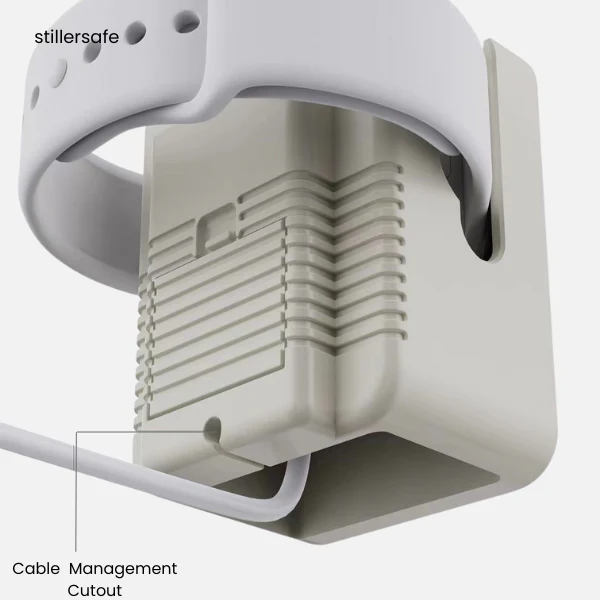 Apple RetroTime Base Watch Stand + Cable Management - Image 6