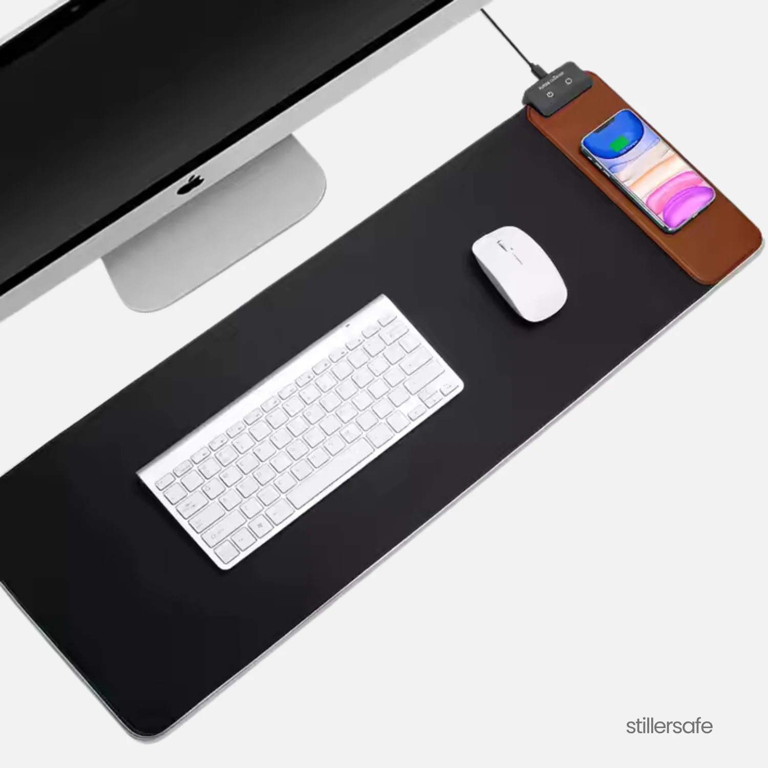 Deskmat with wireless charger. Smartphone and Airpod Charger. - Image 8