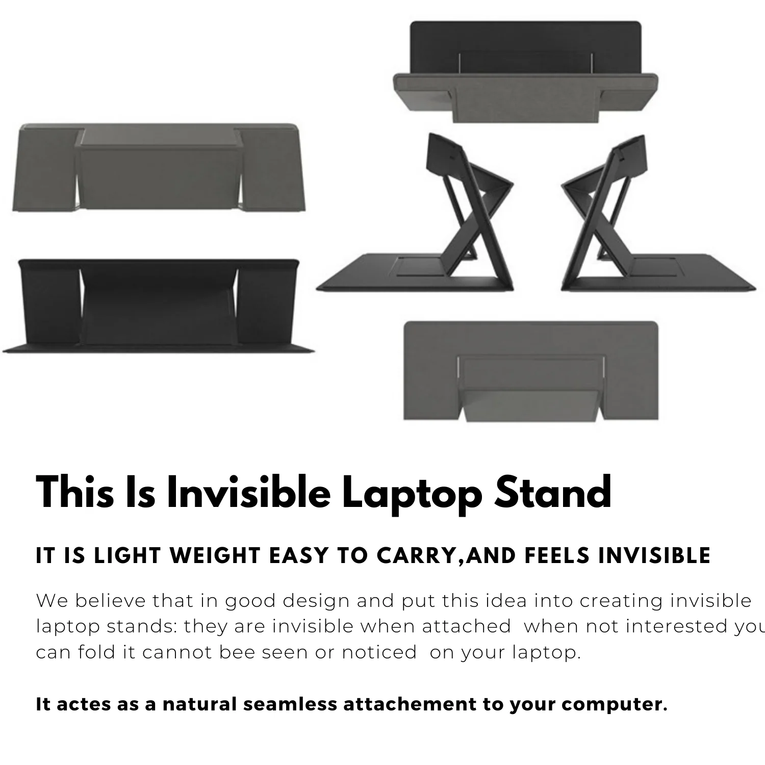 Foldable & Sleek PaperLight | Sturdy MacBook Laptop Stand - Image 9