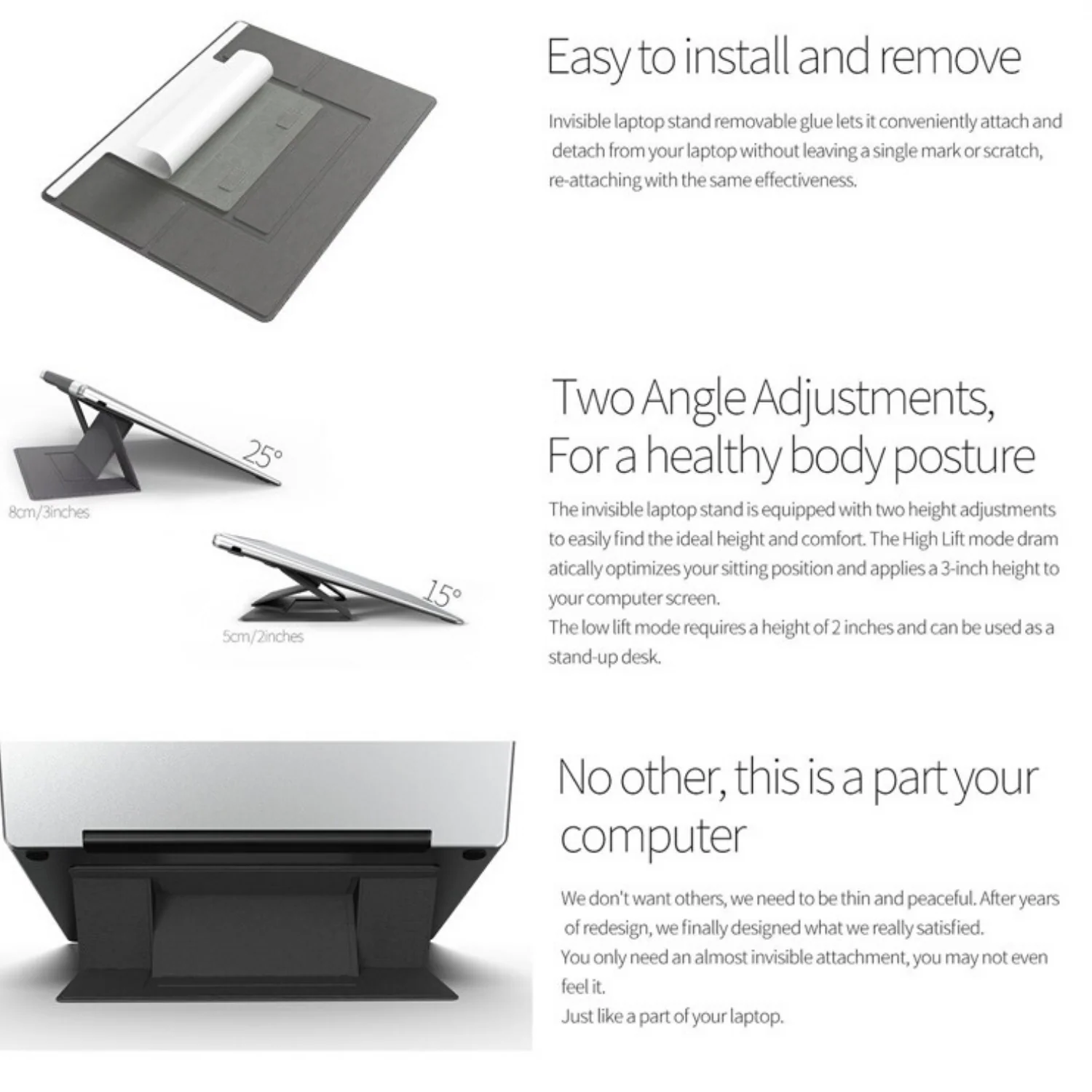 Foldable & Sleek PaperLight | Sturdy MacBook Laptop Stand - Image 7