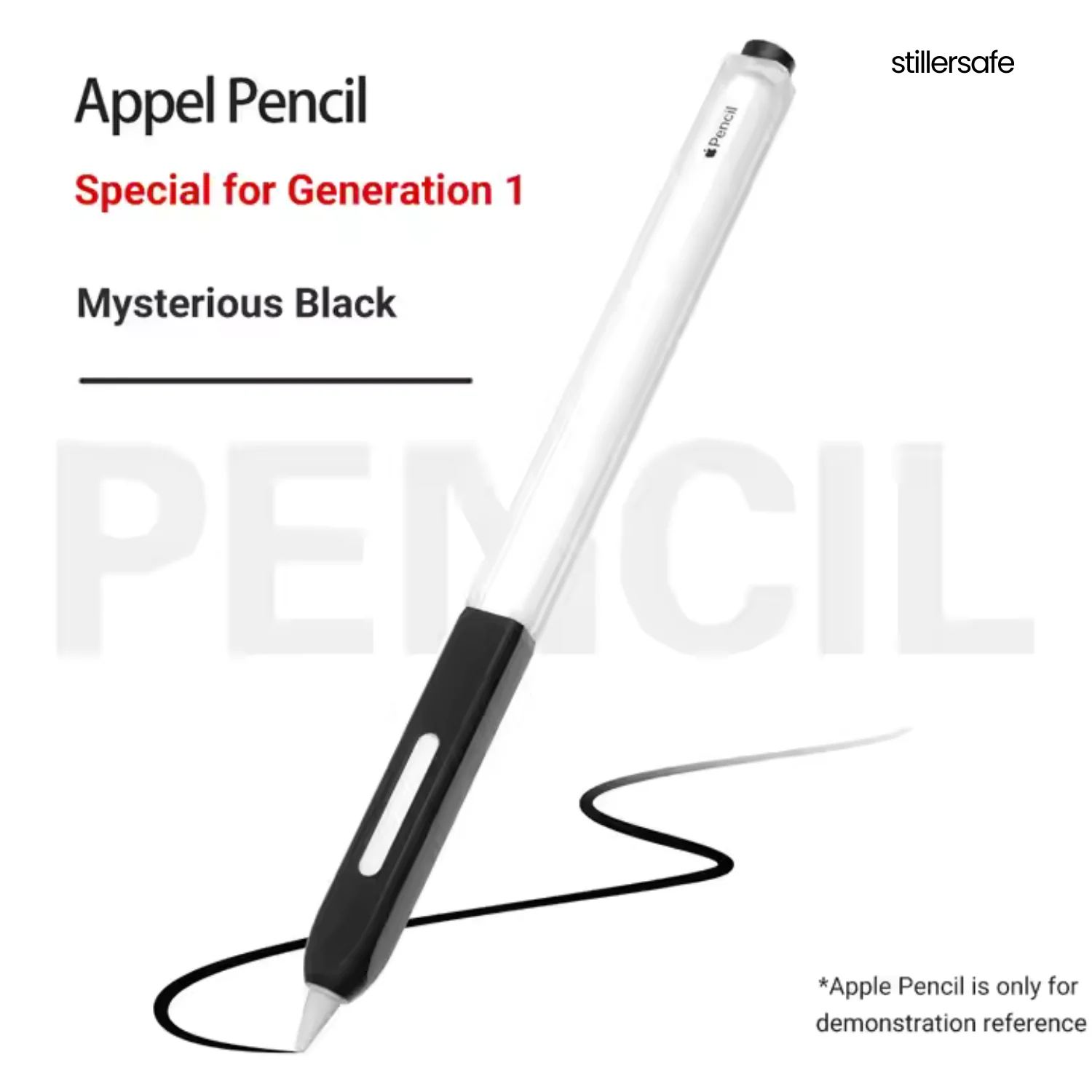 For iPad Pencil 2 stylus Protective Case Soft Silicone Protective + Tip Cover Anti-Scratch Nib - Image 4