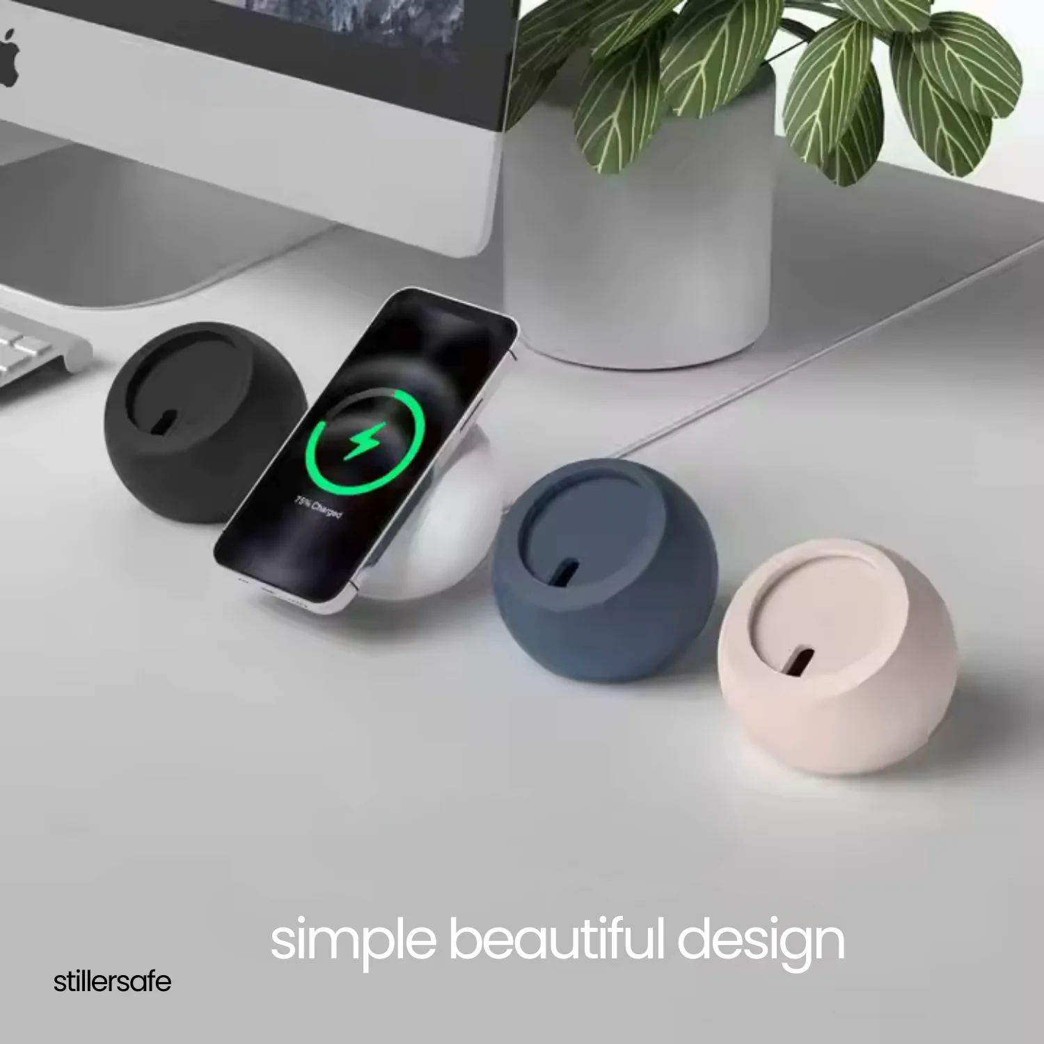 Premium silicone MS2 wireless charging stand - Image 3