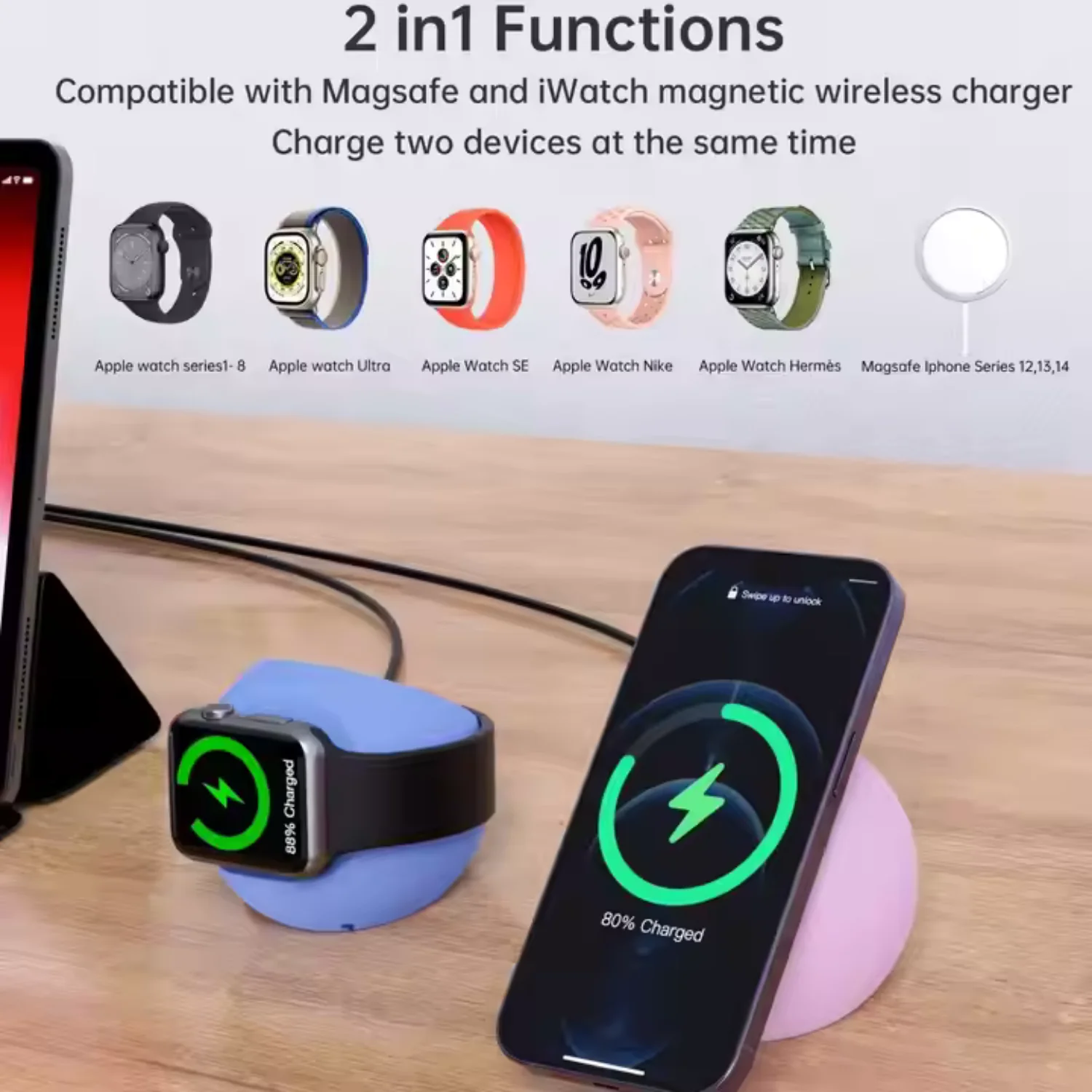 Premium silicone MS2 wireless charging stand - Image 9